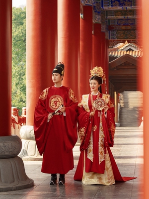 汉服婚服嫁衣中式婚礼租赁
