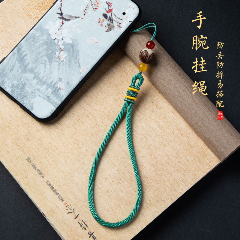 菩提莲花手机链中国短款盘壳图片