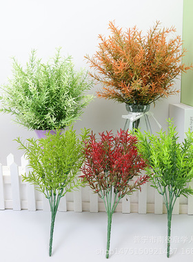 仿真植物北蕨草天门冬假绿植配材工程造景装饰家居摄影摆件迷迭香