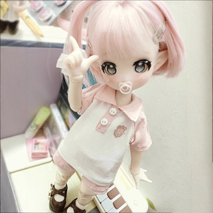 现货可贝贝BJD娃娃6分4分娃衣六胖可爱中式校园学院风sd关节人偶