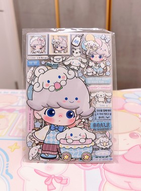 【限时新品特价】卡通手机壳浮雕贴纸平板防水贴画 中卡 一套