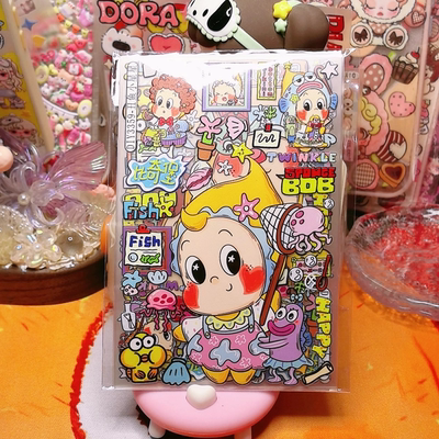 【5月11日更新】星星人浮雕手机贴纸平板卡通防水 一套
