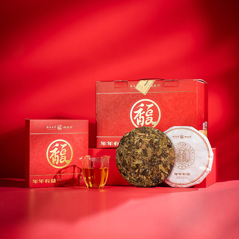 馥益堂福鼎白茶年年有益2024年寿眉茶饼300g*10饼大份装茶叶口粮,茶,寿眉,淘宝优惠券,粉丝福利购,淘宝优惠卷