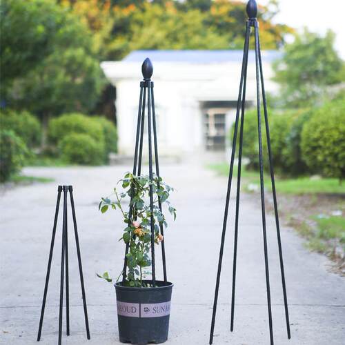 免安装包塑铁管花卉植物花架支撑