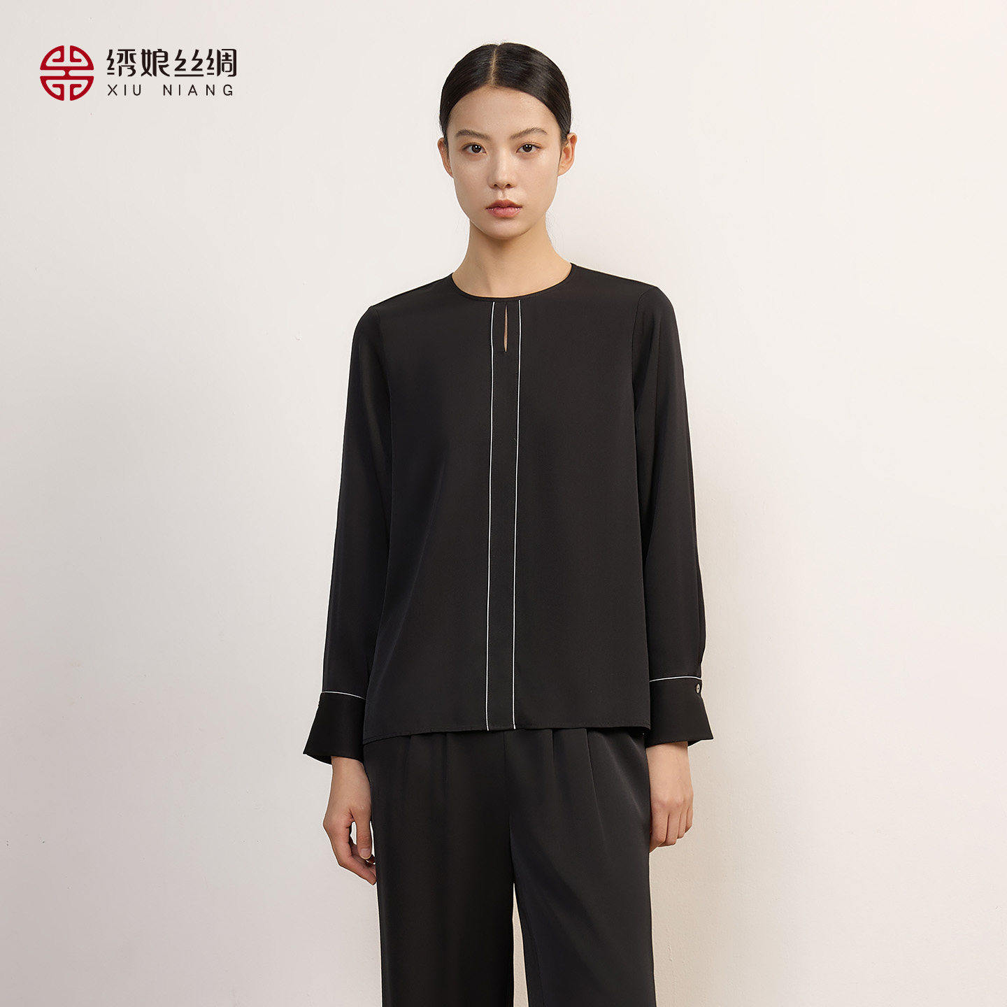 绣娘丝绸真丝女士上衣