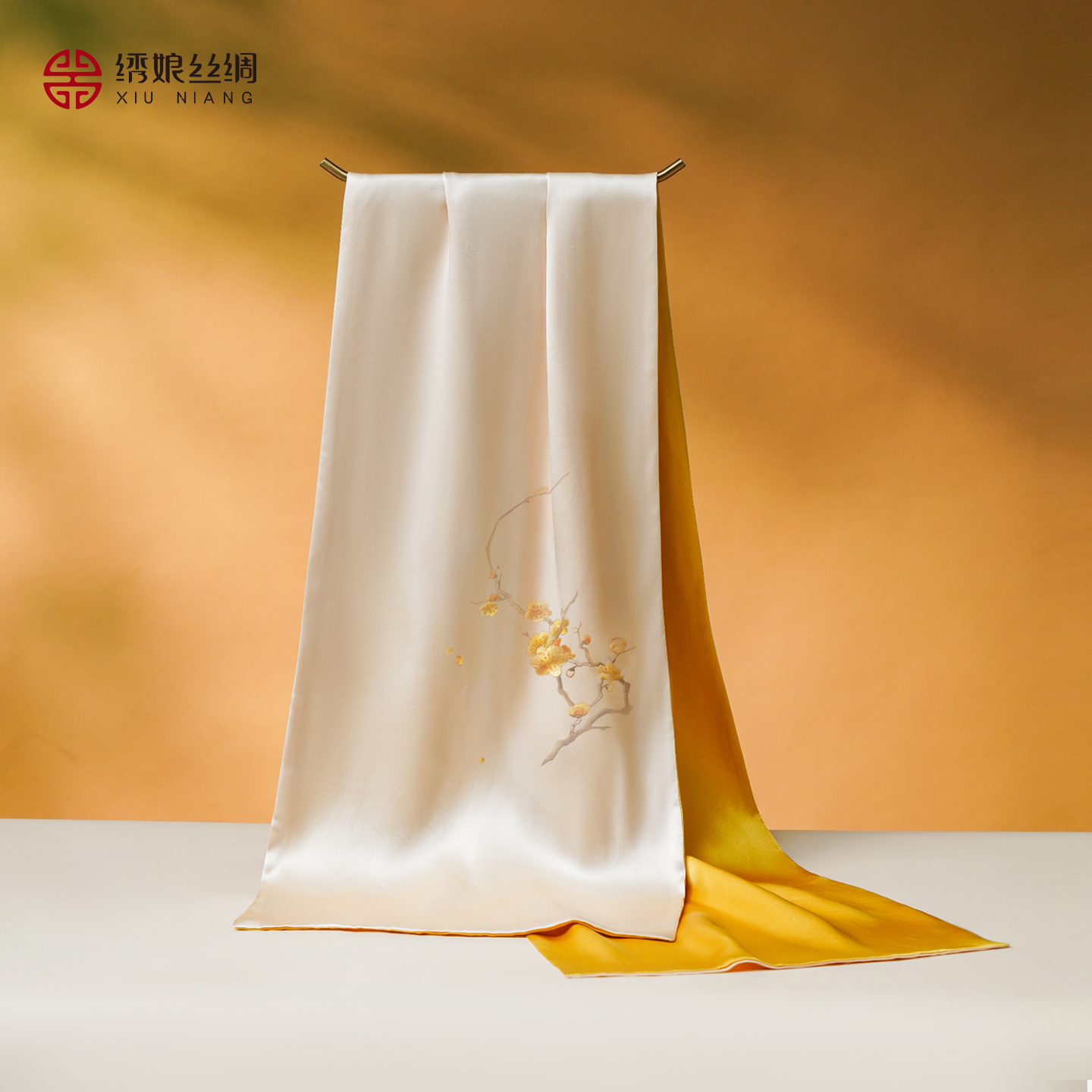 绣娘100%桑蚕丝披肩礼盒