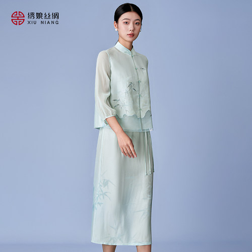 绣娘丝绸新款真丝上衣