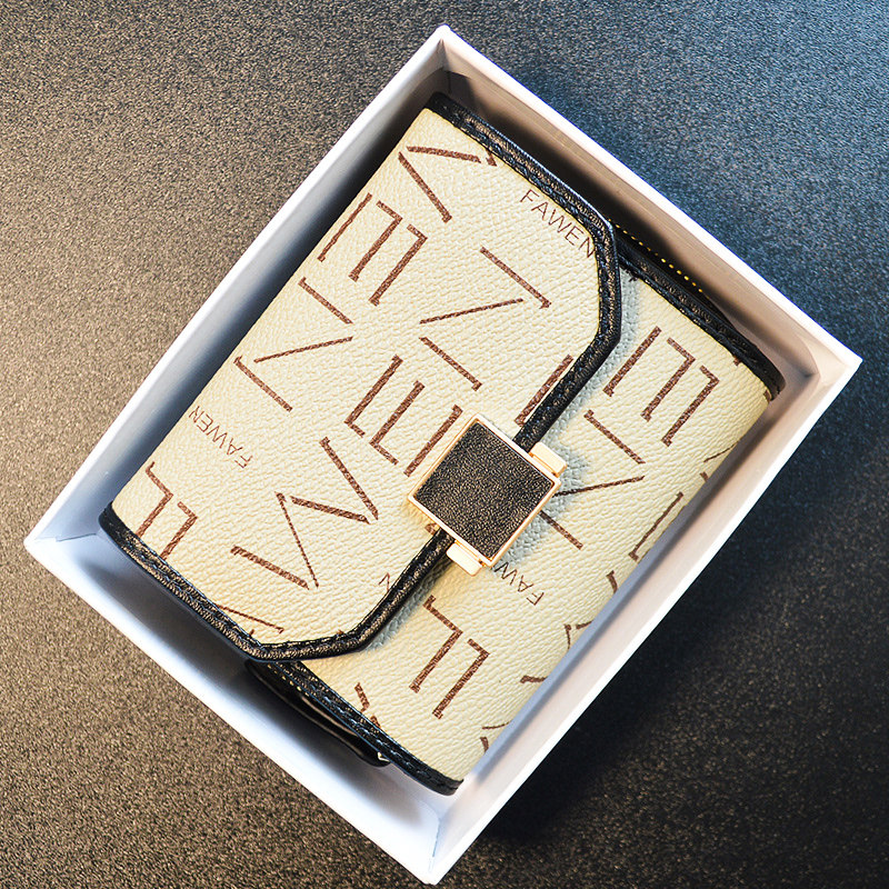 2020新款时尚韩版小钱包女短款真皮女式牛皮多卡位卡包钱夹零钱包