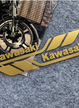 摩托车新Kawasaki车身减震车身软贴纸装饰贴反光川崎忍者NinjaH2