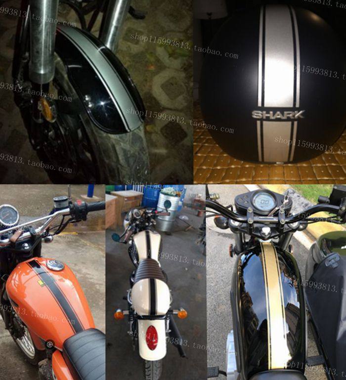 复古摩托车改装cafe racer咖啡骑士油箱泥板贴条贴纸贴花窗口贴膜,摩托车/装备/配件,贴纸/贴膜,淘宝优惠券,粉丝福利购,淘宝优惠卷