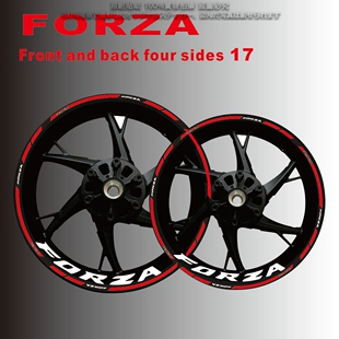 750摩托车反光改装 饰轮毂贴纸贴花 300 适用新老FORZA佛沙NSS350