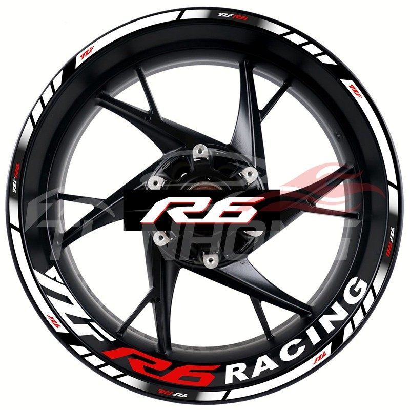 哈YZFR6轮毂个性改装车圈钢圈