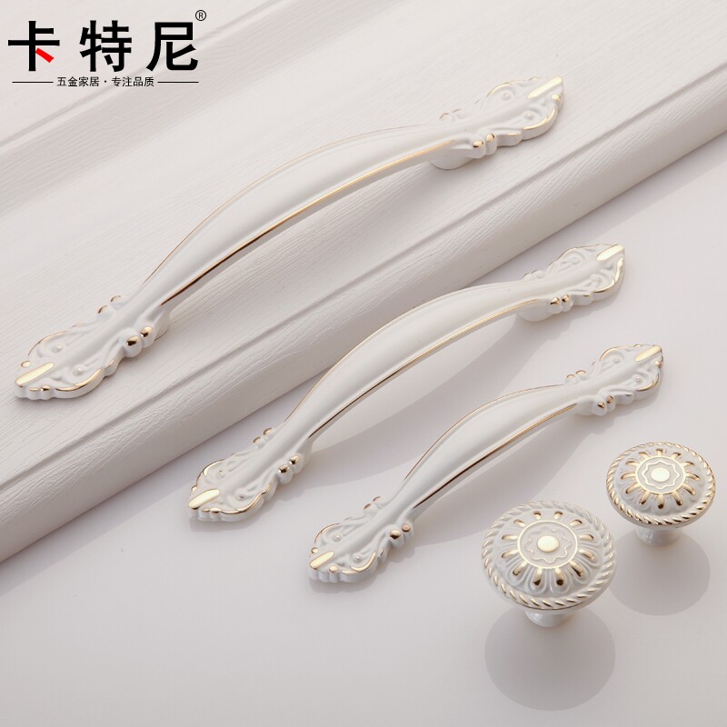 拉手黄铜柜门金色欧式