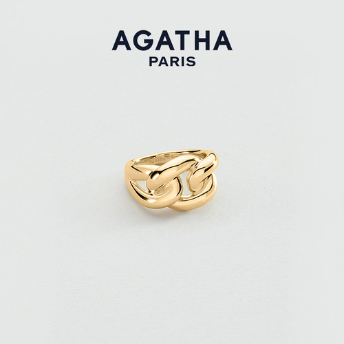 AGATHA/瑷嘉莎流金系列环扣戒指