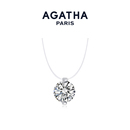 官方正品 人鱼之泪项链法式 AGATHA 经典 锁骨链新年礼物 瑷嘉莎