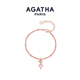 精致简约设计感轻奢气质 项链手链耳钉巴黎时尚 AGATHA 瑷嘉莎法式