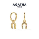 瑷嘉莎Horse马年驭光前行系列马蹄铁耳环新年礼物 AGATHA 新品