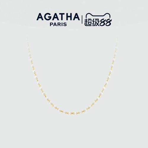 经典小珠珠串珠项链AGATHA
