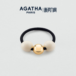 轻奢气质头绳发饰 高级法式 AGATHA 瑷嘉莎圆梦系列发圈女巴黎时尚