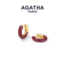 高级感耳圈新年礼物 LEO里奥系列耳环法式 AGATHA 瑷嘉莎COLORFUL