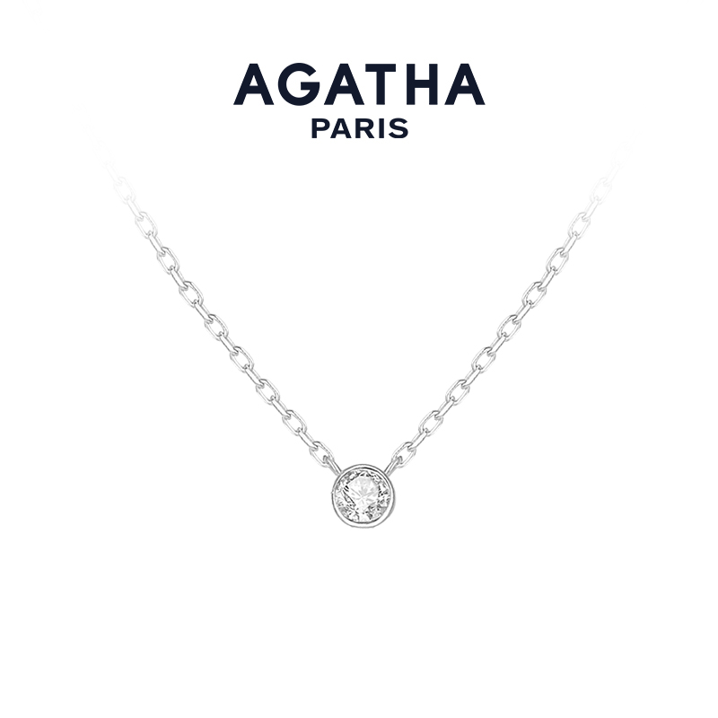 经典璀璨银色泡泡项链AGATHA