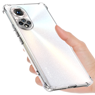 希凯适用荣耀50手机壳华为荣耀50pro保护套气囊透明防摔全包边50se新款honor硅胶软壳男女个性创意简约手机套