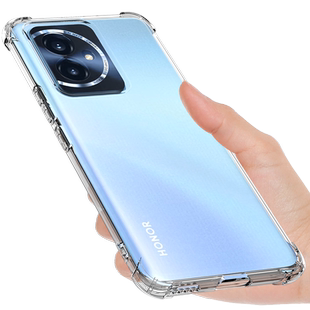 希凯适用荣耀100手机壳透明华为荣耀100PRO套新款硅胶外壳气囊保护防摔全包边软壳男女个性创意简约指环支架