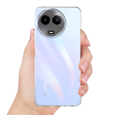 适用于真我V50S手机壳透明防摔软