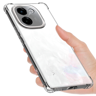希凯适用vivoy200手机壳透明VIVO Y200GT套Y200新款5G气囊保护防摔全包边硅胶外壳男女简约软壳个性创意网红