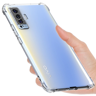 希凯适用vivox50手机壳硅胶VIVO X50PRO保护套x50pro+镜头全包气囊防摔软新款透明外壳男女款潮个性创意简约