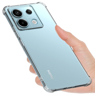 希凯适用红米note13pro手机壳小米Redmi note13保护套NOE13PRO+新款13c透明软13R防摔全包边气囊硅胶外壳男女