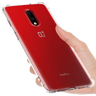 希凯适用一加7手机壳oneplus 7保护套1+7T气囊透明一加7PRO防摔全包边软壳新款硅胶外壳男女款潮个性创意简约