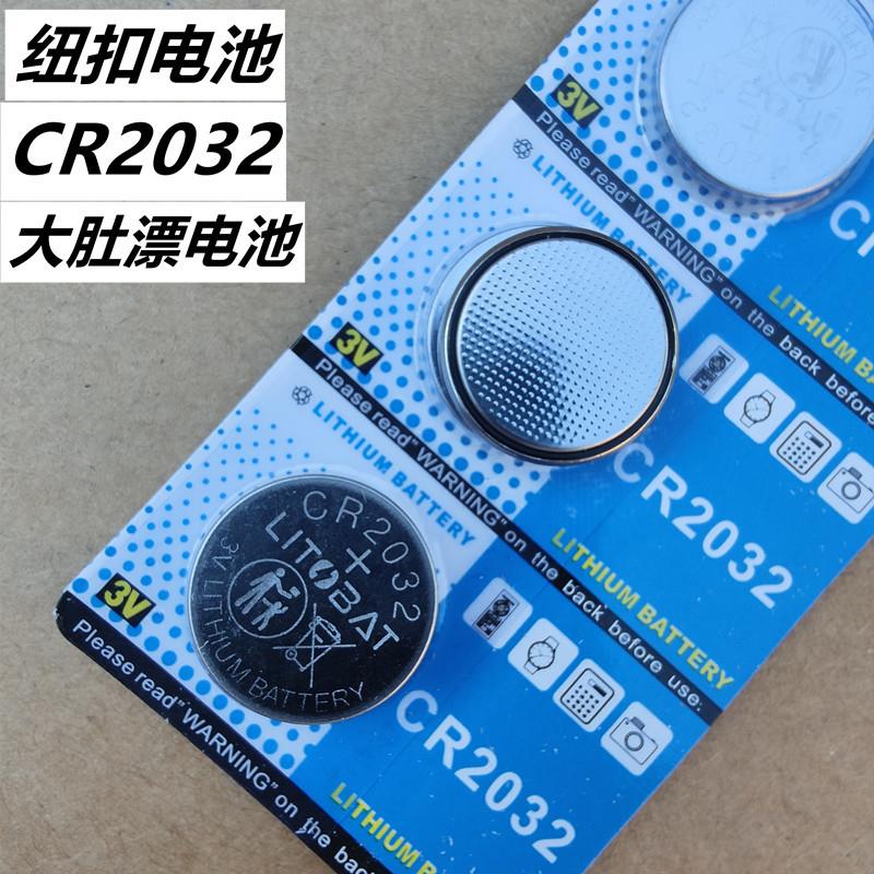 夜光漂大肚漂电池汽车电动车遥控钥匙CR2032纽扣电池渔具垂钓用品