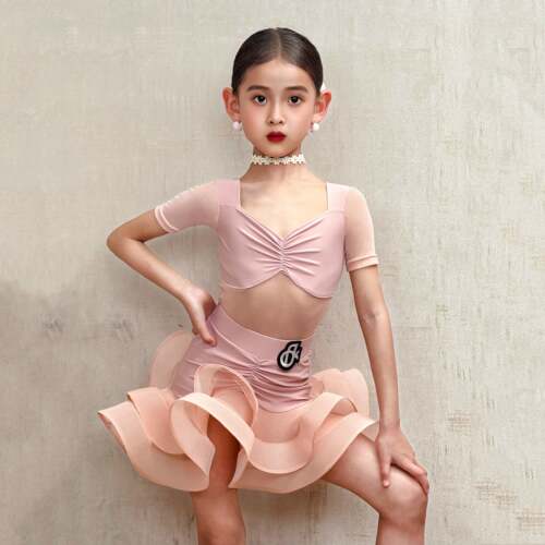 梵蒂恺女童拉丁舞练功服套装