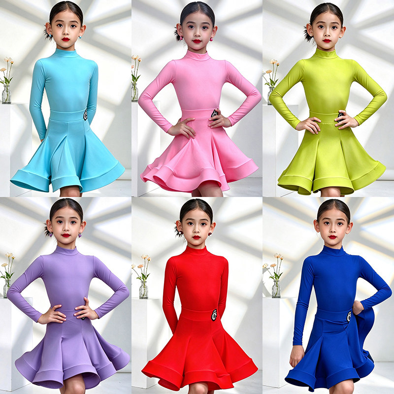 梵蒂恺欧标女童拉丁舞比赛规定服