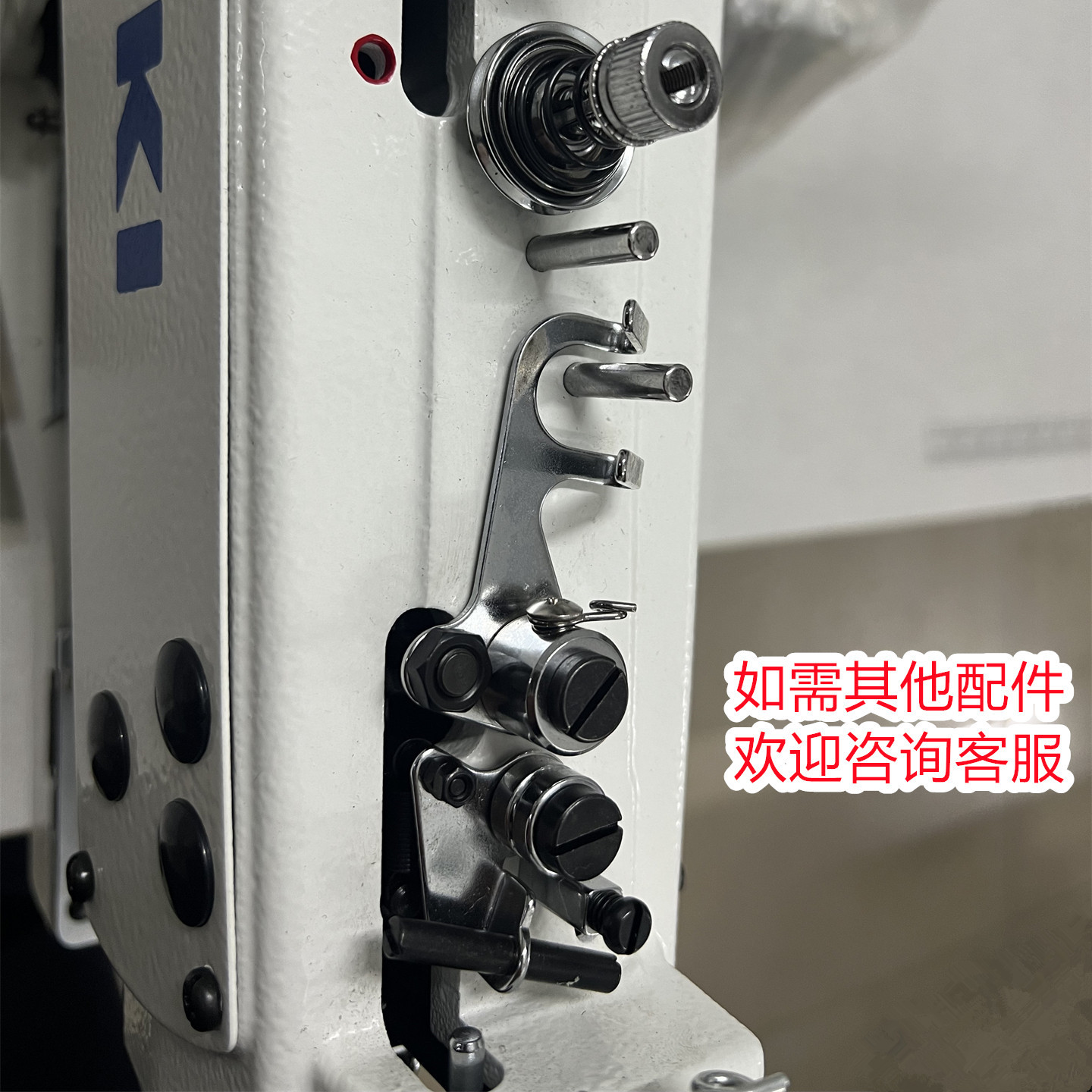 1377停车夹线器方柱重机1373钉扣机面线长短大夹线器组件过线配件 - 实物图