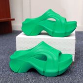 厚底7cM高跟拖鞋 女夏季 外穿时尚 品牌微瑕 超火一字拖沙滩鞋 防滑