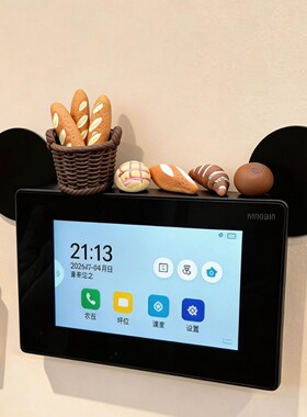面包可视门铃装饰摆件入户门玄关创意家居氛围感装饰可爱2026新款