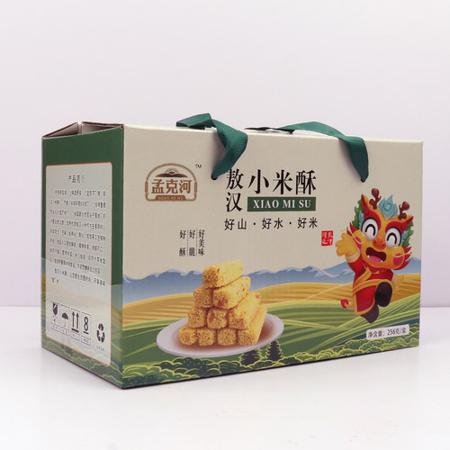 孟克河小米酥256克一盒