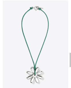 TENPALACE 韩国mardi mercredi 合作限量款绿绳小雏菊项链