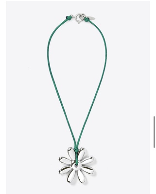 TENPALACE 韩国mardi mercredi 合作限量款绿绳小雏菊项链