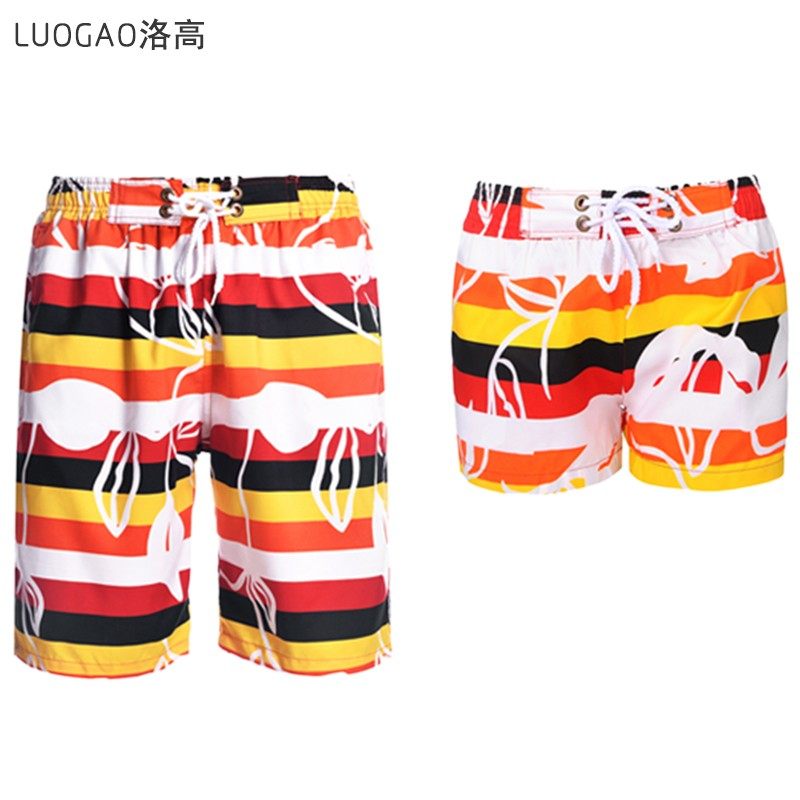 2021 lovers full marks Quick drying Beach pants men and women Korean Edition Easy Seaside hot spring on vacation shorts swimming trunks Swimsuitin the Men's clothing, Casual pants  category - from Buy2taobao.com to provide professional Taobao agent buy service