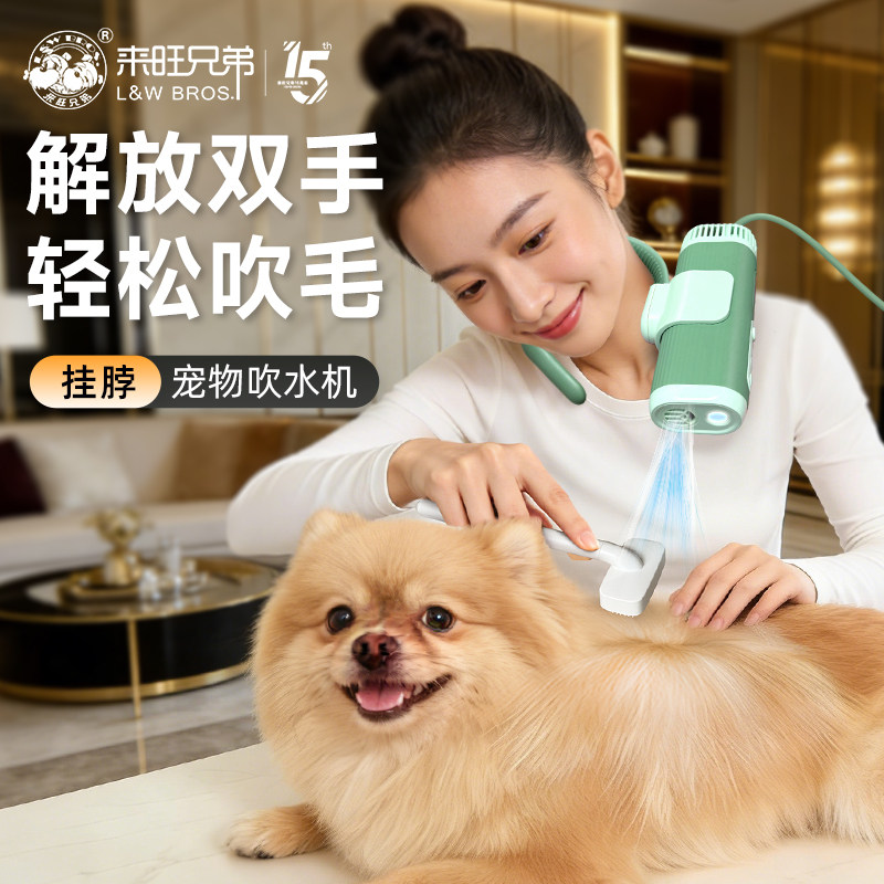 来旺兄弟宠物吹风机狗狗洗澡美容店专用挂脖吹水机大功率烘干吹毛,宠物/宠物食品及用品,吹水机,淘宝优惠券,粉丝福利购,淘宝优惠卷