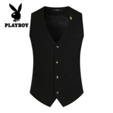 Playboy, мужской жилет, свадебное платье, эластичный классический костюм, облегающий крой