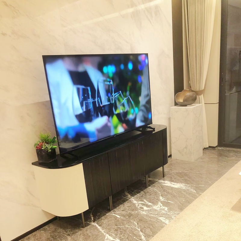 侘寂风实木电视柜北欧客厅简约现代地柜小户型电视机柜卧室电视柜