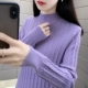 半高领洋气针织衫 内搭打底衫 修身 上衣秋冬新款 保暖毛衣女 时尚 冬季