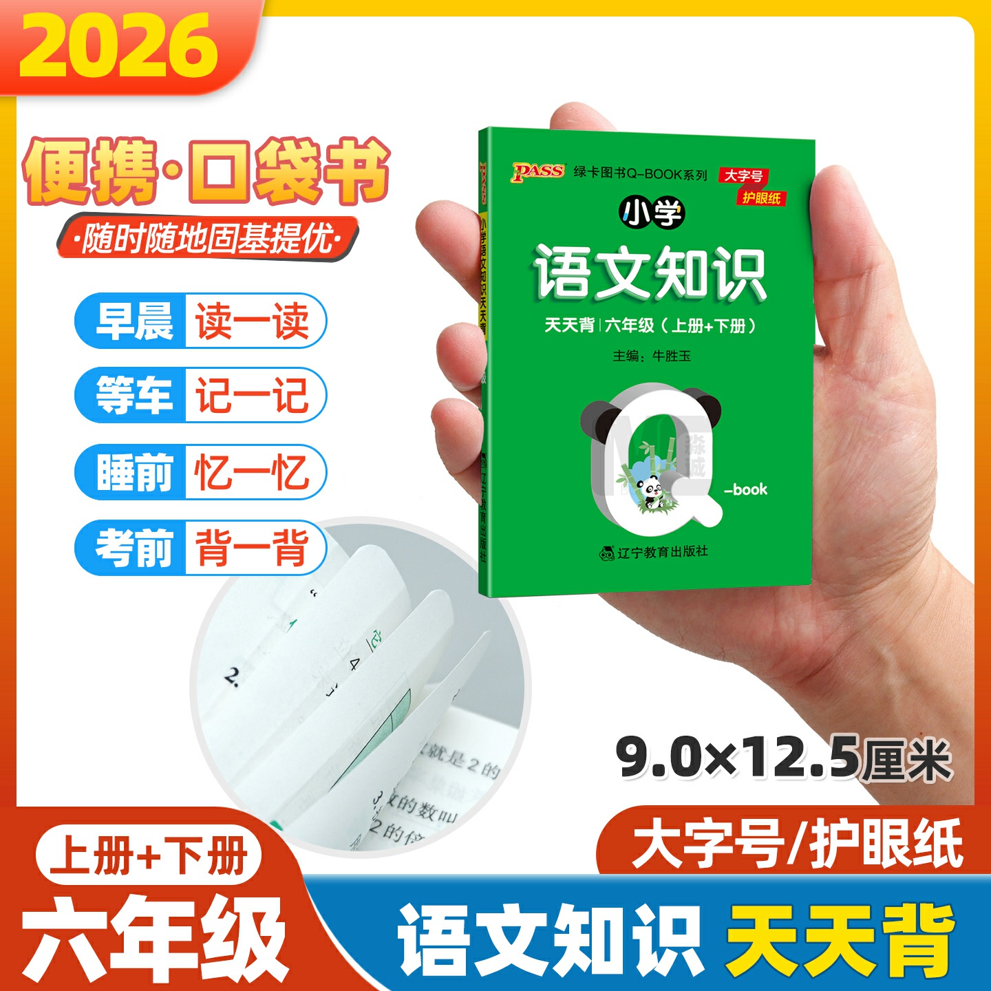 qbook小学语文知识天天背