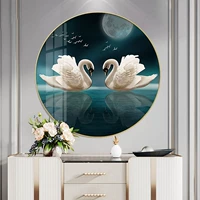 Бриллиантовый лебедь, наклейки, коллекция 2022, инкрустировано бриллиантами, коллекция 2021