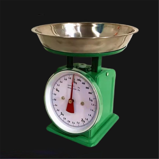 2公斤家用机械秤秤老式商用电子圆盘称托盘秤卖菜称的秤台称小型