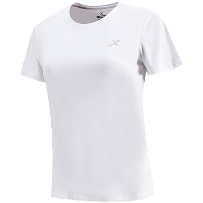 特步短袖t恤女薄荷曼波